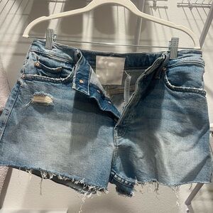 Mother Tomcat Denim Shorts